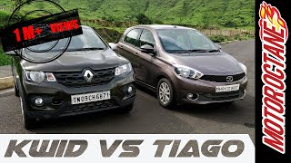 Renault Kwid vs Tata Tiago Hindi Detailed Comparison  रेनॉल्ट क्वाड vs टाटा टिआगो की तुलना [upl. by Azila]