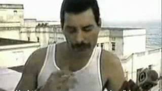 Freddie Mercury interview in Brazil with Glória Maria  TV version with subtitles [upl. by Cocks207]