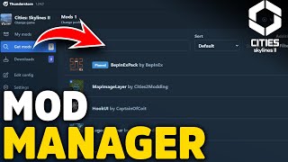 Ecco il primo MOD MANAGER per Cities Skylines 2  Thunderstore [upl. by Hobey]