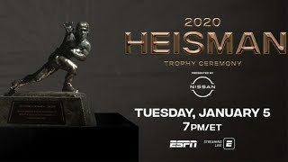 The 2020 Heisman Trophy Ceremony Full Broadcast HD [upl. by Dodwell733]