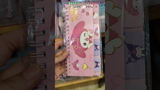 Sanrio Notebook notebook sanrio mymelody kuromi kawaii cinnamoroll sanriogirl cute [upl. by Orlene]