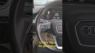 DIY 2018 Audi Q7 DPF force regen regeneration diy audi [upl. by Retla]