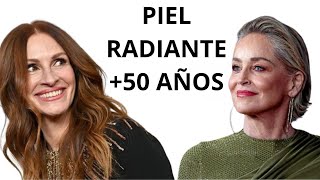 COMO CUIDAR TU PIEL DESPUES DE LOS 50 AÑOS SECRETOS DE BELLEZA RUTINA DE DIA Y NOCHE PARA MUJERES [upl. by Limann455]