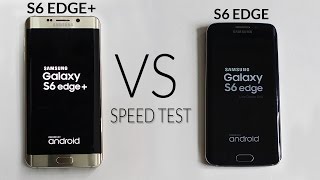 Samsung Galaxy S6 Edge Plus vs S6 Edge Speed Test [upl. by Neelrahc]