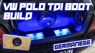 VW Polo TDI custom boot build 2  THE GERMANESE CPT [upl. by Eednyl207]