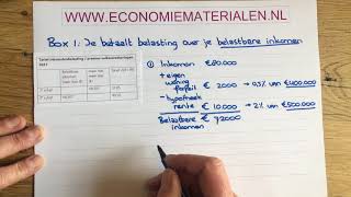 Box 1 Rekenen met de belastingschijven economiematerialen [upl. by Llehcnom]