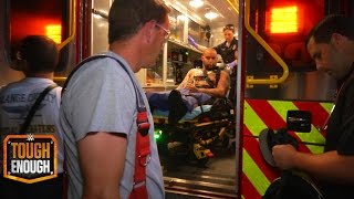 A Tough Enough finalist leaves the tryout in an ambulance  WWE ToughEnough [upl. by Ahsienahs204]