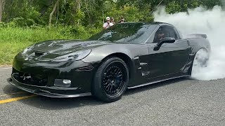 CHEVROLET CORVETTE C6 BRUTAL BURNOUT quotBEST CRAZY COMPILATIONquot [upl. by Alil]