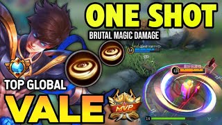 VALE BEST BUILD 2023  TOP GLOBAL VALE GAMEPLAY  MOBILE LEGENDS✓ [upl. by Adnolat]