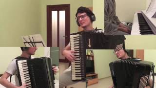 999 Nine Hours Nine Persons Nine Doors  Morphogenetic Sorrow  Accordion  Piano Cover [upl. by Nevil]