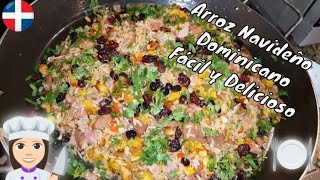 🎄🎅🏼🍚ARROZ NAVIDEÑO DOMINICANO🔴🔴🔴 Receta fácilpaso a paso y SÚPER DELICIOSA RECETA 2023 [upl. by Eelarol]