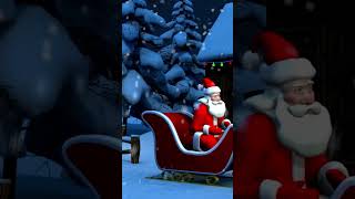 Jingle Bells  Christmas song with Santa Claus  Nursery Rhymes  Kids songs shorts [upl. by Annavas487]