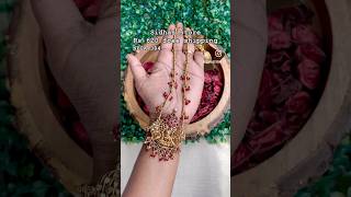 Short haram whatsap 9567318541 wwwsidhasstorecom keralajewellery bridaljewelery [upl. by Eedissac752]