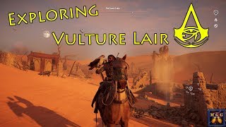 Exploring Vulture Lair  Assassins Creed Origins [upl. by Zul]