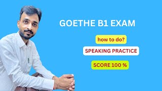 B1 GERMAN SPEAKING EXAM PRACTICE LIVE  GOETHE B1 EXAM SPRECHEN [upl. by Buna]