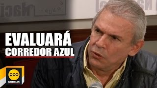 Castañeda evaluará el corredor azul [upl. by Jamilla2]