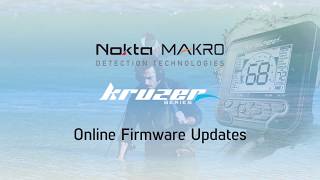 Nokta Kruzer Detector Software Update [upl. by Harland]