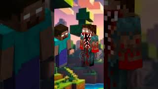 Herobrine vs minecraft mobs and entities shorts viral [upl. by Dino]