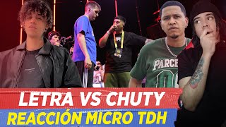 LETRA VS CHUTY 😱 REACCIÓN MICRO TDH AIRON Y GAVYRIA FMS INTERNACIONAL 🔥 ¿ERA REPLICA [upl. by Elam]