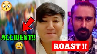 Accident  😨😱  Dona Thapa ROAST Again 😳  Big 2 Controversy Videos [upl. by Nalepka]