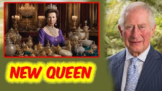 Historic Moment King Charles Passes Crown to Princess Anne Amid Cancer Battle [upl. by Kinemod425]