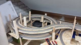 building track modelbaan anlage H0 part 95 c rails trix [upl. by Farica]