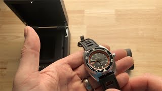 Unboxing of Aquadive Bathysphere 100 GMT Watch [upl. by Zzabahs]