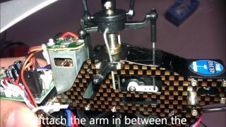 RC 9100 Double horse Helicopter  How to modify the swashplate Easy Modification [upl. by Laenej358]