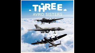 Once in a lifetime the Three Avro Sisters depart [upl. by Ecirtam]