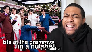 BTS at the GRAMMYs 2022 in a nutshell in a nutshell [upl. by Thun218]