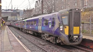 Trains at Haymarket Station on 8th January 2024 [upl. by Nioe843]