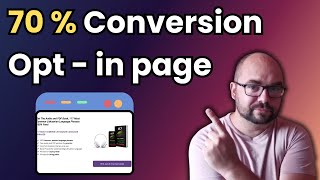 Online Business Tips High Converting Opt in Landing Page ️‍🔥 On Systemeio [upl. by Messab878]