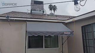 Retractable Patio Awning Sunshade Shelter [upl. by Croix]