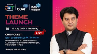 India Mobile Congress 2024 LIVE Theme Launch  IMC 2024 [upl. by Sihtam]