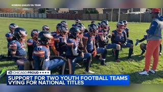 2 local youth football teams competing for national titles 1 still trying to raise money for travel [upl. by Nivlac857]