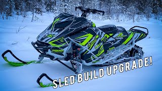 Skidoo Freeride 146 Shorty  Sled Build Upgrade [upl. by Fifi]