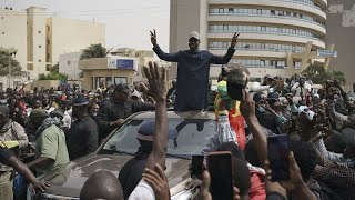 Sénégal  Sonko en route pour Dakar dans un quotconvoi de la libertéquot [upl. by Alimaj38]