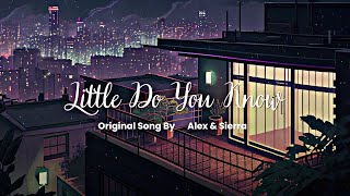 Little Do You Know  Karaoke Cover  Original Song By Alex amp Sierra [upl. by Calvina186]