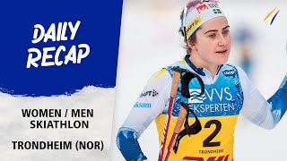 Andersson and Klaebo share top honours in Trondheim day 2  FIS Cross Country World Cup 2324 [upl. by Nah604]