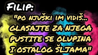 Filip Car podržao jednog zadrugara SVAKA CAST FILIPE [upl. by Ajit996]