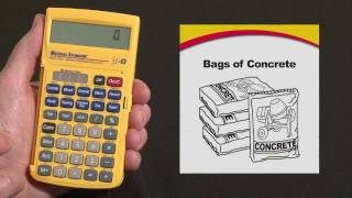 How to Estimate Volume and Bags of Concrete Needed  Material Estimator [upl. by Idmann]