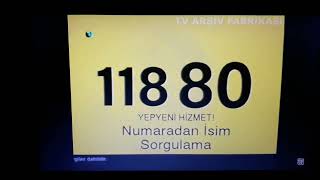 118 80 Numaradan İsim Sorgulama Reklamı 2011 [upl. by Millur]