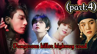 Dengerous killer highway roadpart4namjin 😈 first meet 😨😨 taekookandyoonminlovestory namjin [upl. by Nedla]