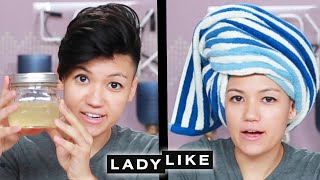 Jen Makes DIY Hair Gel • Ladylike [upl. by Cirone52]