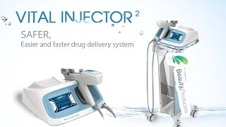 Mesogun Vital Injector 2 anti wrinkle Mesotherapy vital injection machine [upl. by Matthaeus]