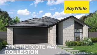 77 Nethercote Way Rolleston [upl. by Retha]