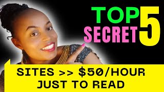 Get Paid To Read Audible Books 5 SECRET WEBSITES Where You Get Paid To Read And Review Books [upl. by Nimajnab]