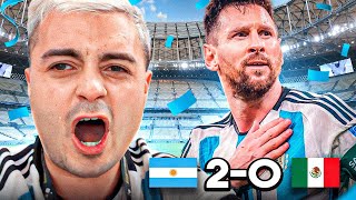 ARGENTINA 🇦🇷 VS MEXICO 🇲🇽 DESDE QATAR SALE MAL 😰 [upl. by Bigner]