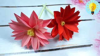 Blumen basteln mit Papier  Blume basteln  Geschenke basteln  Origami Blume [upl. by Selden]