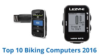 10 Best Biking Computers 2016 [upl. by Ynohtnael]